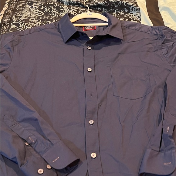 UNTUCKit Navy Casual Button Down Shirt - Picture 3 of 9